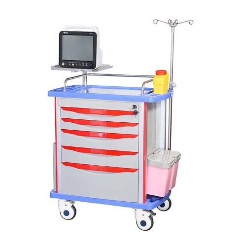 BT-EM750 Mobile Hospital Crash Cart With Drawer